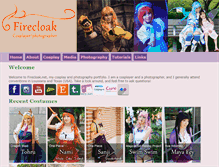 Tablet Screenshot of firecloak.net